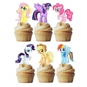 6 Toppers My Little Pony